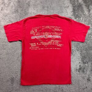 ESPN SportsCenter Red T-Shirt M Sports Quotes Vintage 90s Cotton Tee